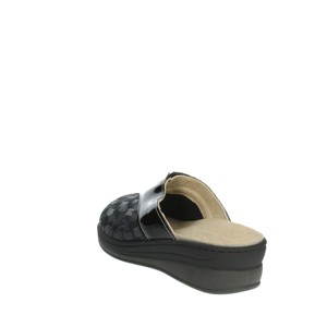 Soffice inverno carino per pantofole MZ4202 gomma nera con fodera in PVC antiscivolo leggera suola EVA suola in lana stampata - Product Image 2