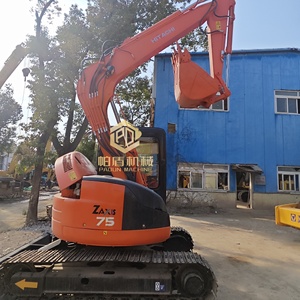 Mini-excavatrice hydraulique sur chenilles Hitachi ZX75US d'<span class=keywords><strong>occasion</strong></span> en bon état, petite excavatrice sur chenilles d'<span class=keywords><strong>occasion</strong></span> <span class=keywords><strong>à</strong></span> prix réduit - Product Image 4