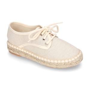 Scarpe di corda allacciate bambini ragazza 2021 nuovi appartamenti scuola corda di iuta <span class=keywords><strong>espadrillas</strong></span> - Product Image 5