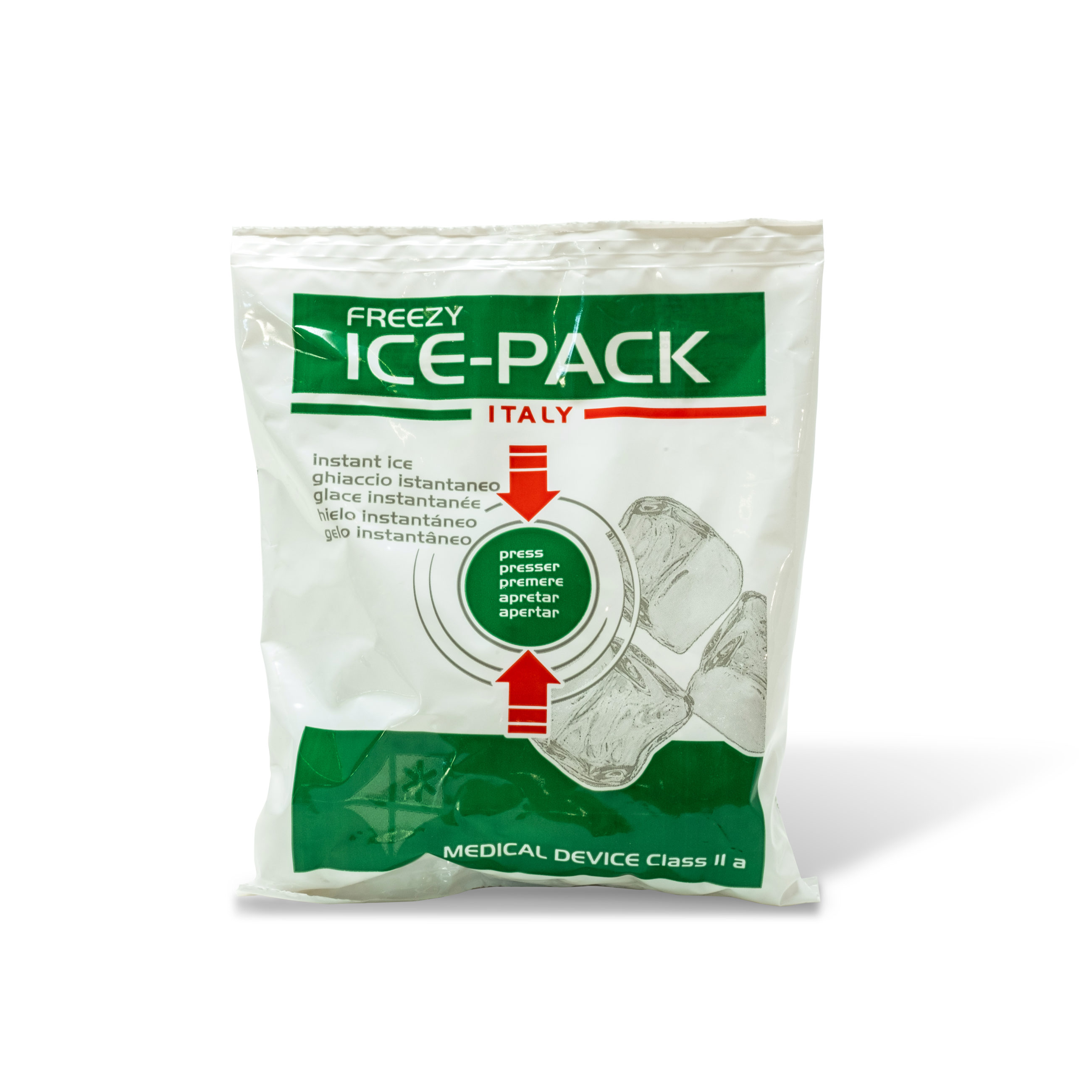 Reliable Italian Brand PVS Disposable Ice Pack Model KWK044 for Instant Relief Rehabilitation Therapy Supplies for Harmed Areas