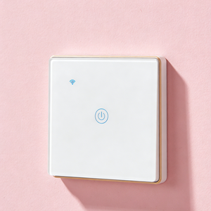 Interrupteur mural intelligent WiFi HomeKit US, 1 voie, 110V, avec indicateur LED et positionnement nocturne - Product Image 1