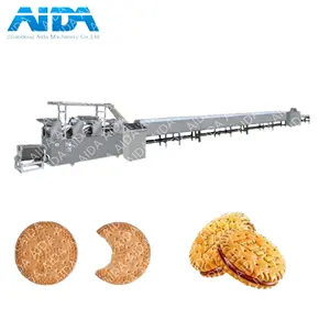 Automatic soft and hard biscuit production line