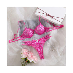 Sexy BH-Set: Verführer isches und verführer isches Spitzen-Dessous-Set für romantische und übergroße Charaktere für Frauen - Product Image 5