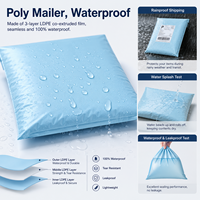 Sac d'expédition personnalisé en grande quantité sac postal biodégradable en poly imperméable sacs d'expédition pour vêtements
