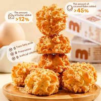 Biscuits à la noix de coco, saveur beurre, noix et café, doux et croustillants, dessert pour le thé de l'après-midi