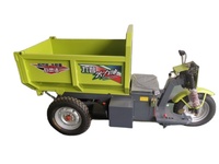 Tricycle électrique à batterie au lithium, 3 roues, benne hydraulique, trike robuste, camion de transport pour l'usine, la ferme, l'exploitation minière, l'utilisation domestique