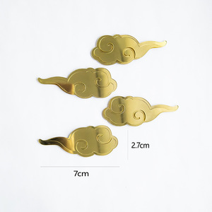 น้ำผึ้งและน้ำหวาน ประดับเค้กอะคริลิคลายเมฆทองมงคล สำหรับตกแต่งเค้กวันเกิด สไตล์มงคลรุ่งเรือง - Product Image 5