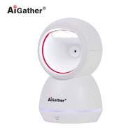 Qr Omnidireccional 1D 2D Desktop Barcode Scanner Reader Data Matrix PDF417 Barcod Scanners para supermercados Librerías Retail