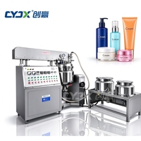 Machine à émulsifier cosmétique sous vide 1000L, mélangeur homogénéisateur à cisaillement élevé pour crème de soin, lotion et produits cosmétiques visqueux