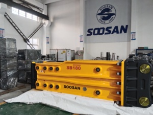 Martillo Hidráulico Tipo Caja SOOSAN SB180, Suministro Directo de Fábrica, Garantía de Un Año, Características Estándar Incluidas - Product Image 2