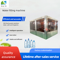Machine de remplissage automatique électrique à 8 buses en acier inoxydable pour bouteilles en verre d'eau pure et minérale de haute qualité