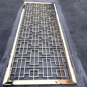 CNC Bronze Metal Panel Nội Thất Bằng Thép Không Gỉ Màn Hình Phân Vùng Gương Hoặc Chải Màu Vàng Trang Trí - Product Image 2