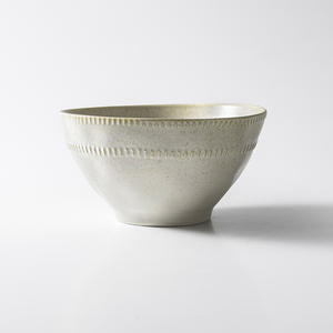 Moderno Plato Hondo de Cerámica Estilo Japonés Retro, Color Blanco Crema, Vajilla para <span class=keywords><strong>Restaurante</strong></span>, para Frutas, Arroz, Ensaladas, Buffet - Product Image 3