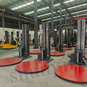 Pre-kéo dài Pallet máy bao bì lớn Điện bàn xoay với CE - Product Image 6