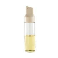 Distributeur d'huile en verre à bascule automatique anti-goutte, design tendance et pratique, pour la cuisine domestique et le stockage