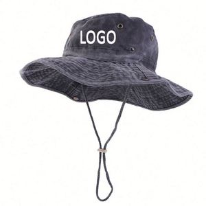 Chapeau Bob en Velours Côtelé Personnalisé avec Logo pour Hommes et Femmes – Idéal pour la Randonnée, la Pêche et les Activités de Plein Air - Product Image 1