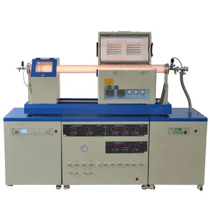 0 to 1200 professional Plasma enhanced chemical vapor deposition (PECVD) tube furnace manufacturer with RF included for SiO, SiN