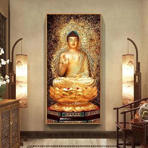 Arte religiosa antica induismo <span class=keywords><strong>dipinti</strong></span> su tela poster murali arte parete camera da letto soggiorno pittura decorativa moderna - Product Image 5