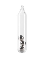 Angel köder Glas Rasseln Tube Worm Jig Insert Tube Rasseln Shake Attract Fly Tie Binden Lockstoffe
