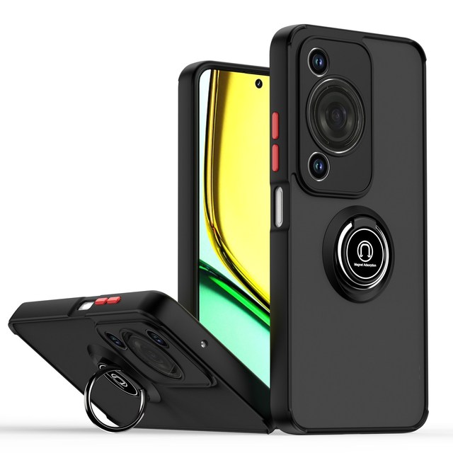 Metal Ring and Stand TPU PC Armor Mobile Cell Phone Case for Huawei Honor 400 Lite 5g 200 Lite