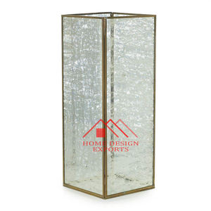 Centros de mesa Joyero directo para decoración de boda Vidrio antiguo T-Light Vela Tarro Linterna Lámpara de mesa - Product Image 6