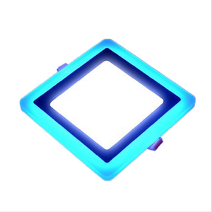 Nuevo modelo LED Lámpara de panel de dos colores Blanco + azul 18 + 6W <span class=keywords><strong>Downlight</strong></span> ultrafino Pasillo Hotel Iluminación - Product Image 5