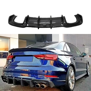 Diffuseur arrière en fibre de carbone véritable pour <span class=keywords><strong>Audi</strong></span> <span class=keywords><strong>A3</strong></span> S3 8V 8V.5, séparateur de pare-chocs, lèvre de spoiler pour <span class=keywords><strong>Audi</strong></span> <span class=keywords><strong>A3</strong></span> S3 8V.5 2017-2020 - Product Image 2