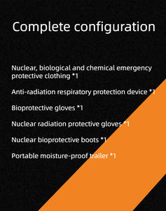 Traje de Protección Contra la <span class=keywords><strong>Radiación</strong></span> <span class=keywords><strong>Nuclear</strong></span> y Química, Impermeable y Seguro, Material PP con Estilo de Bota - Product Image 6