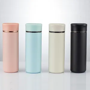 PINKAH özel logo tasarım vakum yalıtımlı paslanmaz çelik termos çay şişesi filtre ile tutmak