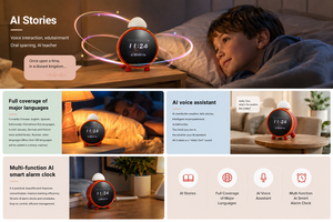 Réveil intelligent IA Wi-Fi, dispositif d'apprentissage, réponse aux questions des étudiants, gestion du temps, minuteur d'autodiscipline pour enfants, ChatGPT - Product Image 5