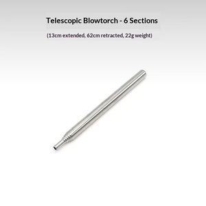 Herramientas de Fuelle de Fuego Retráctiles Telescópicas de Acero Inoxidable de Alta Calidad, Impermeables, de Bolsillo, de 3mm de Grosor, Ligeras para Camping - Product Image 2