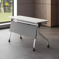 Fournisseur OEM de mobilier scolaire : Table de formation pliable pour bureau, salle de réunion et activités de discussion, modulable