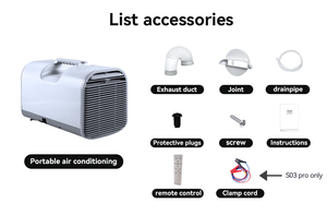 Aire Acondicionado Portátil Pequeño para Exteriores de 12/24v, con Certificado CE, Enfriamiento Potente, para Camiones, en Oferta - Product Image 5