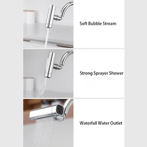 SANIPRO 3 Modes pommeau de douche volant pluie robinet d'eau barboteur buse rotative adaptateur cuisine robinet universel anti-éclaboussures Extender - Product Image 3