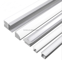 Fabrique des armoires de cuisine en plastique Diffuseur cuisine encastré Profils d'aluminium extrudé à DEL