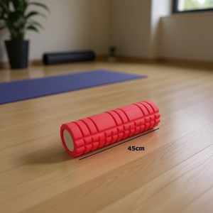 Classic Bright Red Yoga Pillar 45x14CM <b>Foam</b> <b>Roller</b> - Product Image 3