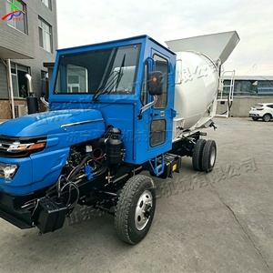 Camión Mezclador de Concreto 2WD/4WD Conmutable en Oferta, Opción de Freno de Aire, Velocidad del Tambor de 5-14 r/min para Construcción en Carreteras de Montaña - Product Image 4
