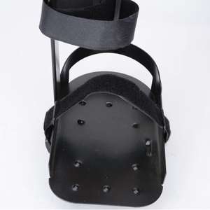 La staffa traspirante per le gambe del piede in ferro nero impedisce alle gambe fisse di cadere l'attrezzatura per la riabilitazione della protezione del piede per adulti - Product Image 4