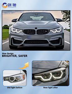 Conjunto de Faros LED F32 LCI para BMW Serie 4 M4 M3 F82 F83 |   Interruptor de Cambio de Luz Diurna (DRL) Blanco Ámbar |   De gama baja a alta - Product Image 4