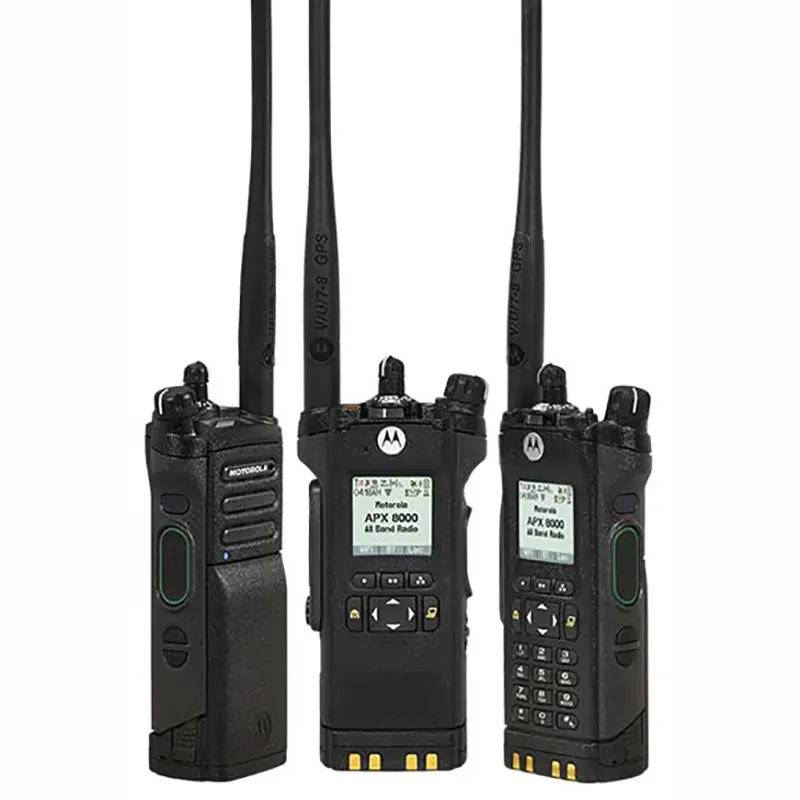 Walkie Talkie APX8000 P25 Radio portabel, Radio Keamanan Publik MULTI-BAND untuk Motorola APX 8000
