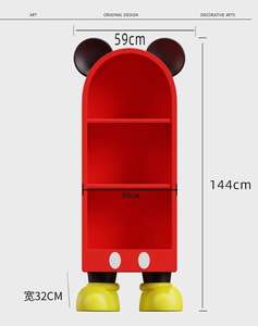 Gabinete creativo para sala de estar de <span class=keywords><strong>Mickey</strong></span>, armario de almacenamiento decorativo para suelo, aparador para sofá, decoración para habitación de niños, mesita de noche creativa - Product Image 4