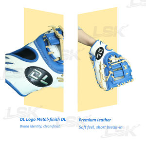 Guantes <span class=keywords><strong>de</strong></span> Béisbol y Sóftbol <span class=keywords><strong>de</strong></span> Cuero Qlean Personalizables en Oferta, para Receptor y Jugador <span class=keywords><strong>de</strong></span> Campo, Lanzamiento Derecho/Izquierdo, Ligeros y Duraderos - Product Image 4