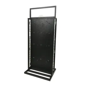 Rack de metal de três lados da fábrica, acessórios de telemóvel de telemóvel, prateleira de exibição