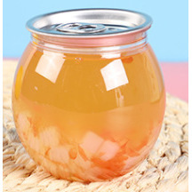 <b>200Ml</b> Pull Ring <b>Bottles</b> Fruit Juice Soda Water Recyclable Custom Printing - Product Image 3