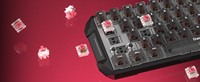 Teclado Mecánico Compacto Blade 68, Interruptor Lineal Silencioso, Teclado para Juegos con Cable, Retroiluminación RGB, Software Inteligente con IA, Diseño ANSI