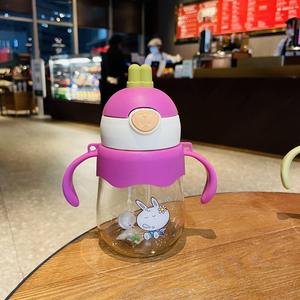 แก้วหัดดื่มสำหรับเด็ก แก้ว<span class=keywords><strong>นม</strong></span><span class=keywords><strong>เด็ก</strong></span>แบบพกพา พร้อมสายสะพา<span class=keywords><strong>ย</strong></span>สำหรับเด็กอนุบาล ใช้ได้สองแบบ ทำจากพลาสติก - Product Image 3