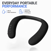 Offre Spéciale 2026 Nouveau Lecteur de Musique Bluetooth Étanche Original 10W Haute Qualité Portable Sans Fil Enceinte Collier Portable pour Jeux