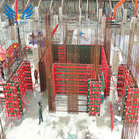 Panneaux de coffrage en acier pour murs en béton, réutilisables, réglables, haute résistance, design moderne Lianggong pour la construction
