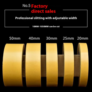 Cinta de malla de doble cara para alfombra de exposición de bodas Cinta adhesiva a base de tela resistente y rasgable a mano en <span class=keywords><strong>ambos</strong></span> <span class=keywords><strong>lados</strong></span> - Product Image 5