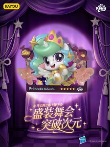 Caja de 24 figuras 3D de anime My Little Pony al por mayor, caja sorpresa de la gran gala para juguetes, regalos y coleccionables, caja misteriosa - Product Image 2